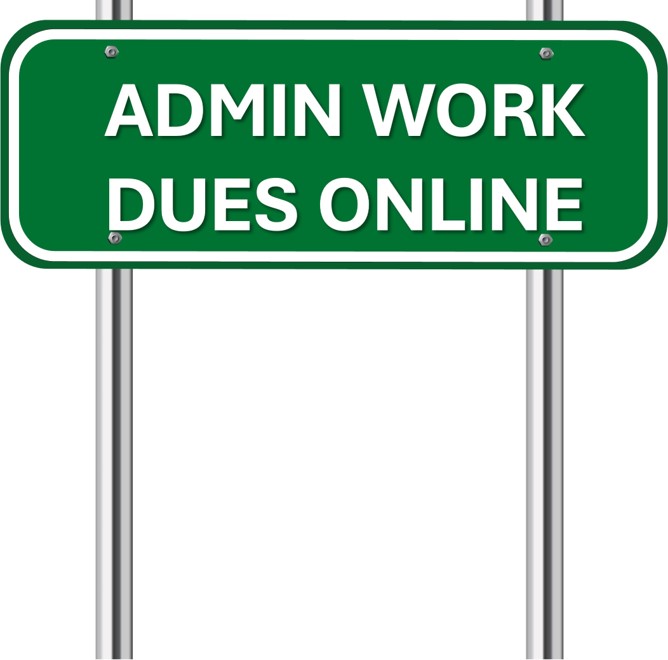 ADMIN Work Dues Online $0.08